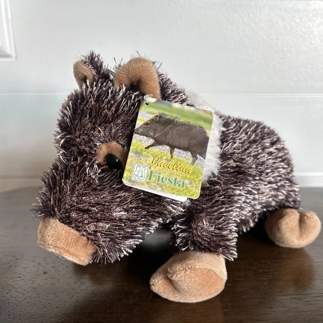 FIESTA TOYS JAVELINA Wild Pig Boar Stuffed Animal Plush Toy New With