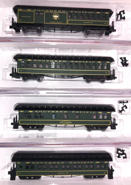 Roundhouse N 89487 50' Overland Southern Pacific 4-car Set