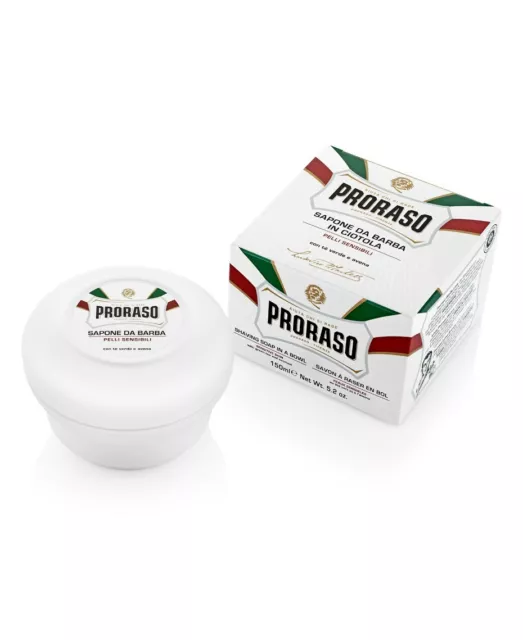 New Proraso Sensitive Shaving Soap With Green Tea & Oatmeal - 150Ml