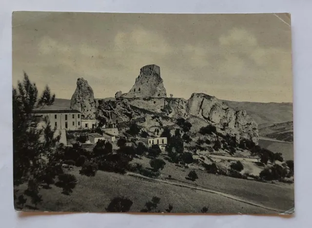 CALTANISSETTA - Ruderi del castello di Pietrarossa , vg 1955 f.g.
