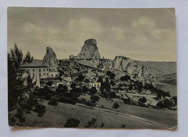 CALTANISSETTA - Ruderi del castello di Pietrarossa , vg 1955 f.g.