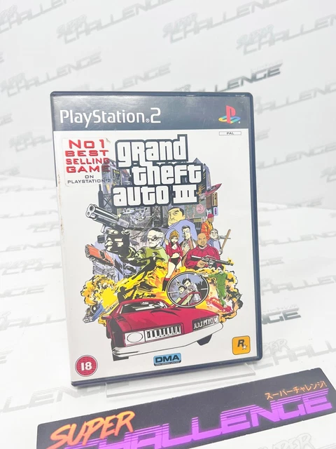 Grand Theft Auto III 3 PS2 PlayStation 2 PAL/UK Sony in scatola con manuale (senza mappa)