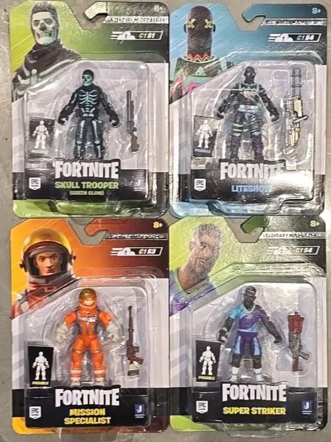 Fortnite Legendary Micro Series 2.5" inch Action Figures LITESHOW MISSION XBOX