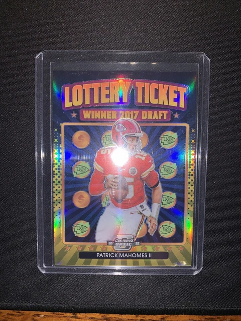 Contenders Optic PATRICK MAHOMES II Lottery Ticket # ( 7 / 10 )