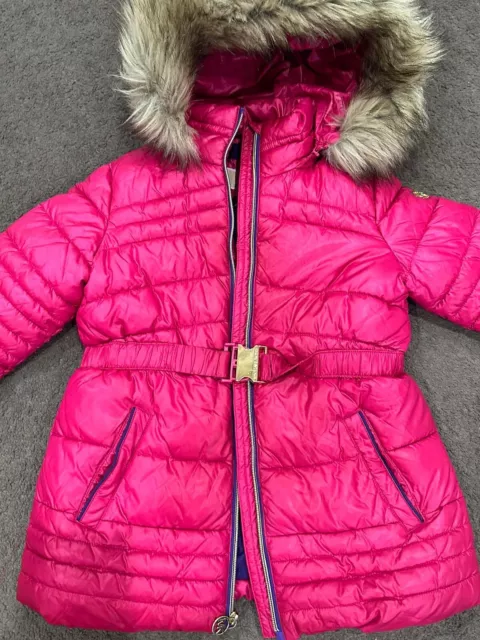 Michael Kors girls pink puffer jacket 5-6 years