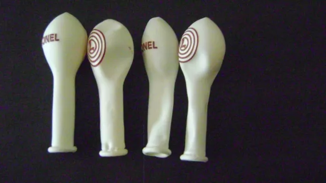 Lionel 3470 Target Balloons- (pkg. of4) white w/red lettering