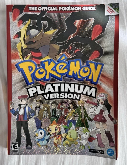 OFFICIAL POKEMON PLATINUM Strategy Guide Nintendo complete w/ poster &amp; STICKERS! $100.00 ...