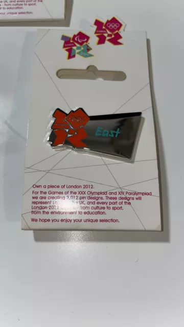 London 2012 Olympics East Pin Badge Memorabilia