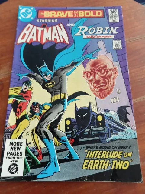 Brave And The Bold #182 Jan 1982 (FN) Batman & Robin Bronze Age
