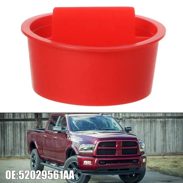 Cache Bouchon De Réservoir Chromé Pour Dodge Ram 2009-2018 - Accessoire Plastique Chromé, Pour Hayon