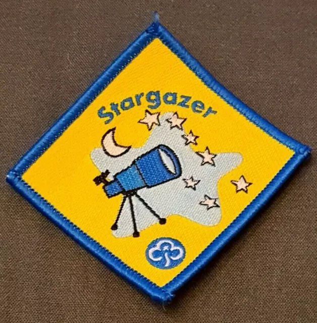 Bid69 Girl Guides Ranger Rainbows Brownies Stargazer Interest Badge New Obsolete