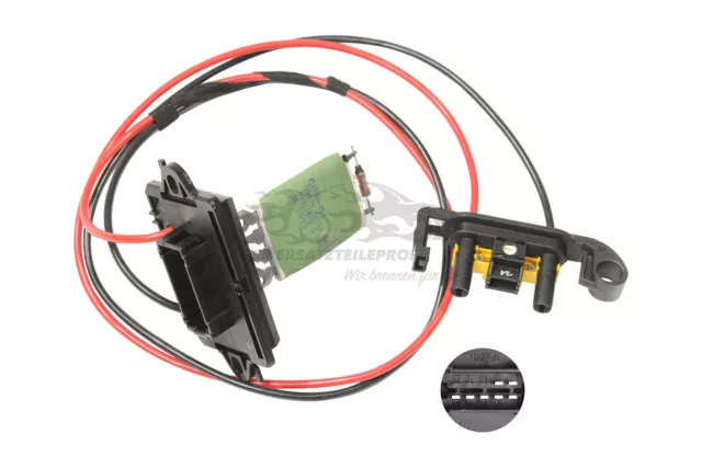 Valeo Widerstand Heizgebläse für Renault Twingo II Wind 7701067951