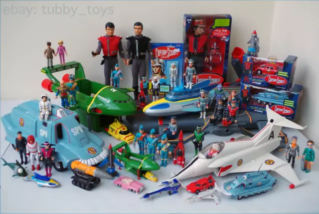 Thunderbirds, Captain Scarlet, Stingray, Joe 90 Toys & Action Figures Selection 3