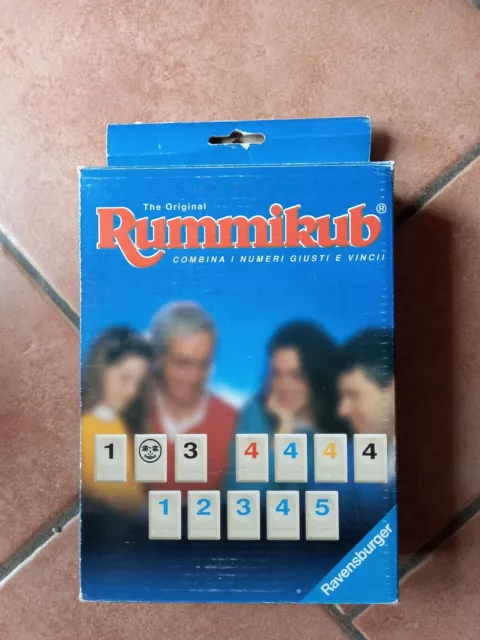 Gioco Da Tavolo Rummikub Ravensburger Completo Da Viaggio Vintage