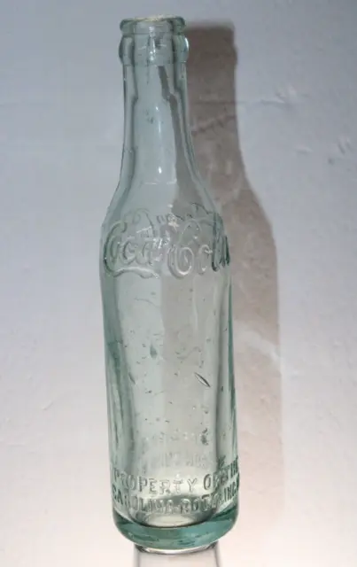 Concord Nc  Coca Cola Bottle Straight Side Script Scarce Carolina Bottling Co