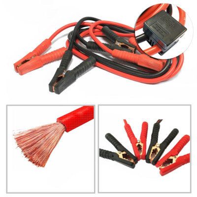 GIOCO J0350 2 PEZZI Booster Jumper Cavo Clip Batteria FLAT colori codificati 