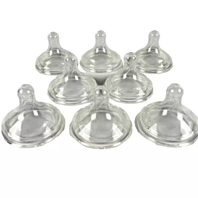 8 Dr. Browns Natural Flow Level-2 Wide mouth Baby bottle Silicone Nipples