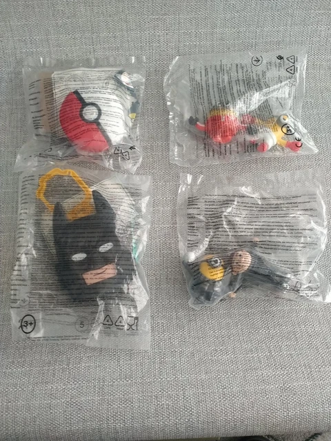 McDonald's Happy Meal Toys Unopened Batman  Minion's Pokémon still sealed lot 4