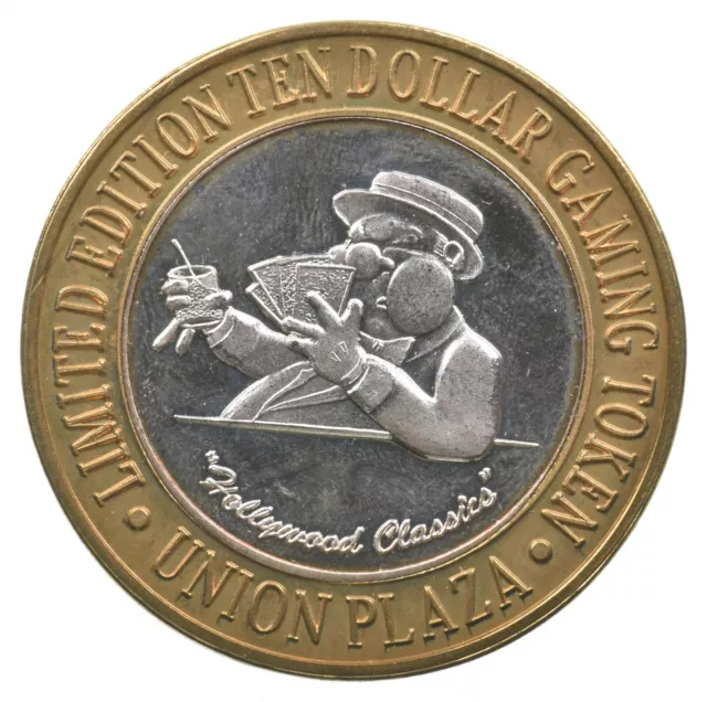 Union Plaza $10 Gaming Casino Token .999 SILVER Strike *782