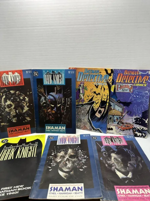 Batman Legends of the Dark Knight 1-5 First Set 1989-90 Plus 2 Batman Detective