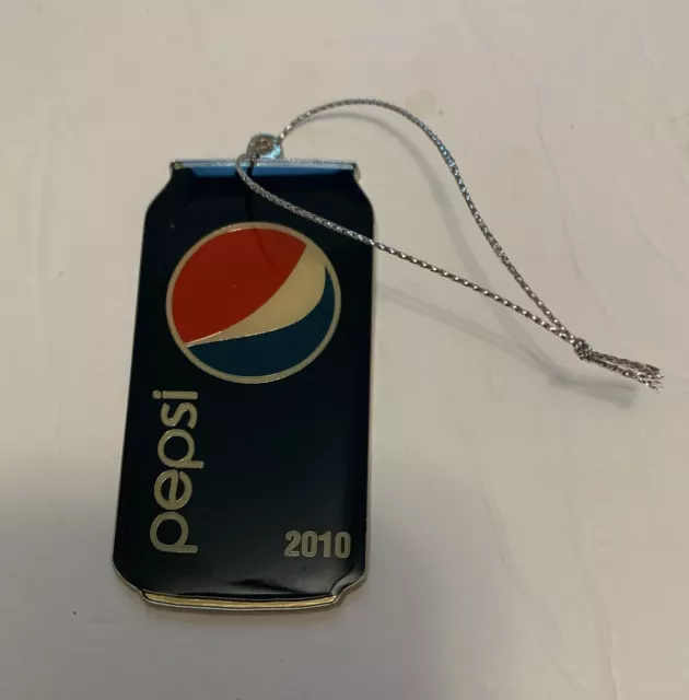 Pepsi Cola  2010 metal christmas ornament Advertising Soda Pop Can Shaped