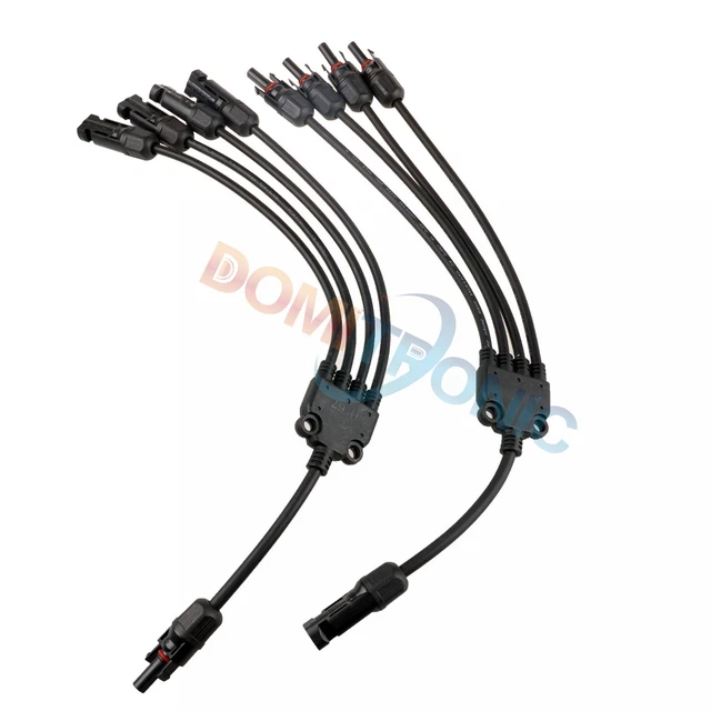 Conector de cable de rama Y de panel solar impermeable IP65 CE