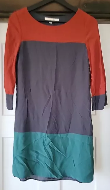 BODEN Women's Multi Colourblock Tunic Dress US Sz 4R