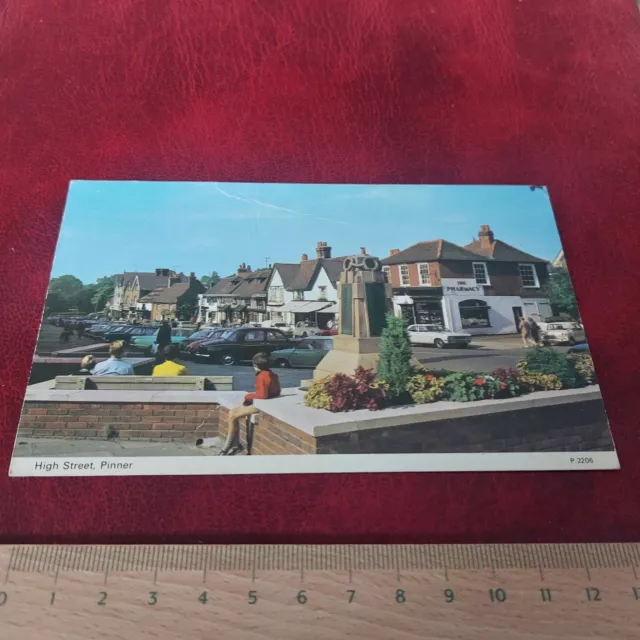 Vintage Postcard High Street Pinner