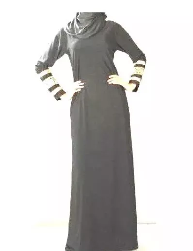 Reduced: SIMPLY BLACK Abaya Borka Muslim Women islamic Wear Ladies long sleeve