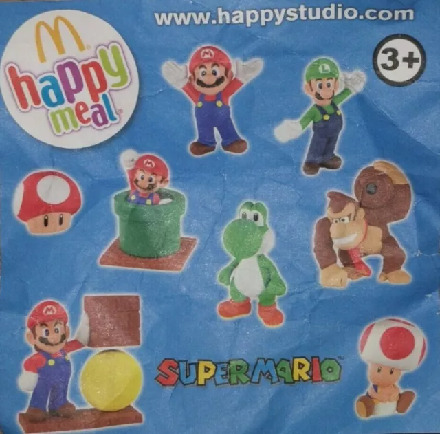 McDonalds Happy Meal Toy 2013 Super Mario Characters Single Toys - Various Multi