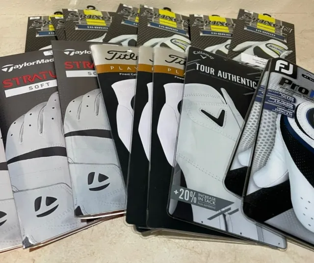 Golf Gloves - Titleist- Srixon - Callaway - TaylorMade - FJ