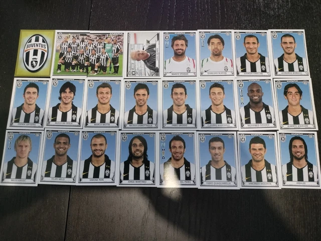 Lot De 24 Autocollants Panini Udinese - Saison 2010/11, équipe Complète, Jamais Collés