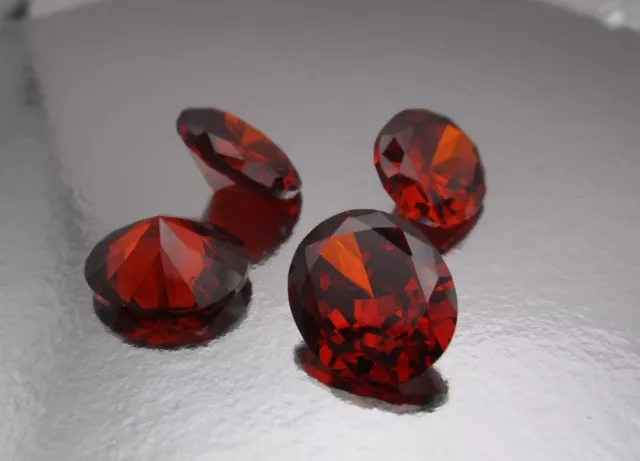 Cubic Zirconia -OVAL ORANGE  - OVAL - Loose Stones