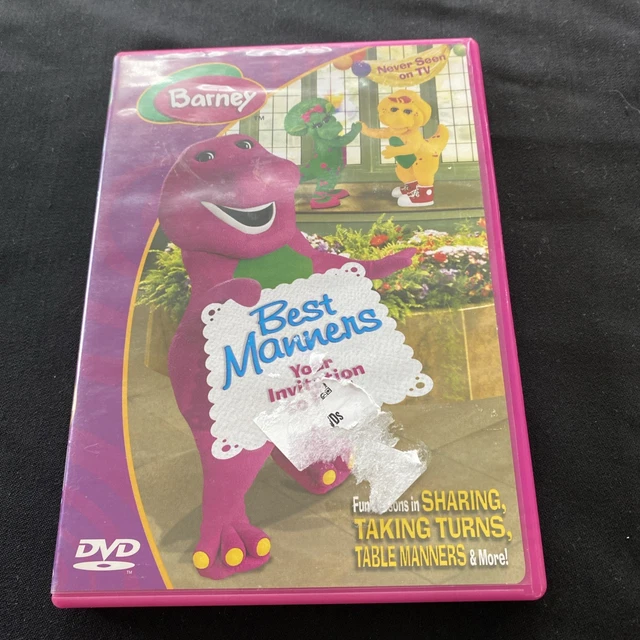 BARNEY - BEST Manners (Your Invitation To Fun) DVD $12.00