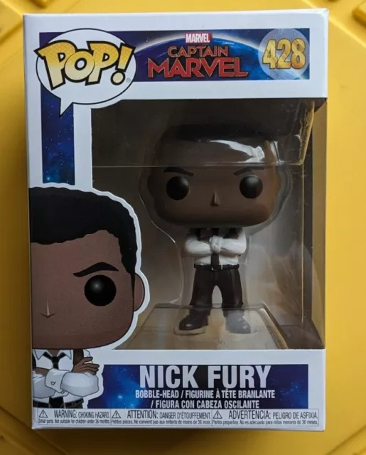 Funko Pop! Captain Marvel Nick Fury #428 Vinyl Bobblehead