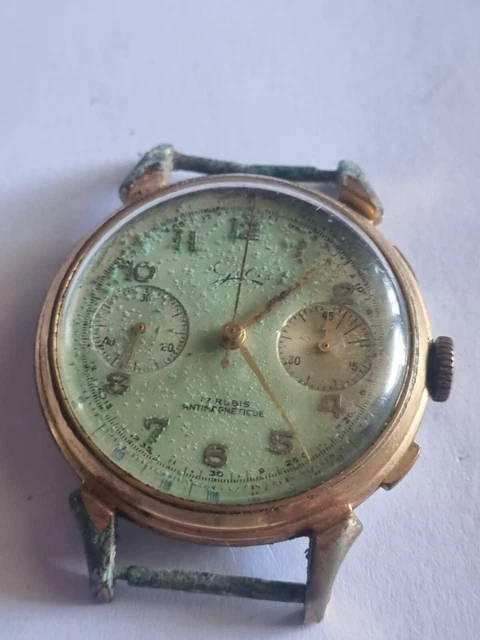 MONTRE FANEX WATCH Vintage Homme Mecanique A Restaurer Ou Pour Pieces EUR 10,00 - FR