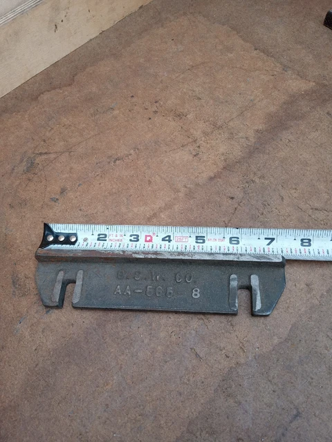 O.S.WALKER Co. END SIDE STOP RAIL PLATE STOP MAGNETIC CHUCK SURFACE GRINDER