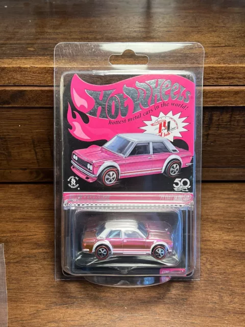 ホットホイールズ 2018 RLC '71 Datsun 510 ピンク