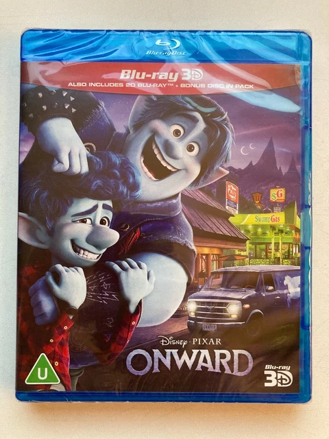 Onward (3D + 2D Blu-ray, 2 Discs, Disney, Region Free) *NEW/SEALED*