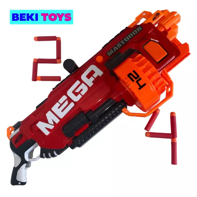 NERF Mastodon Gun Pistole Blaster MEGA Hasbro TOP Zustand