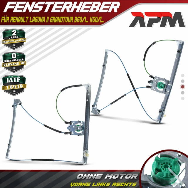 2x Fensterheber Elektrisch Vorne L+R für Renault Laguna 2 BJ 01-07