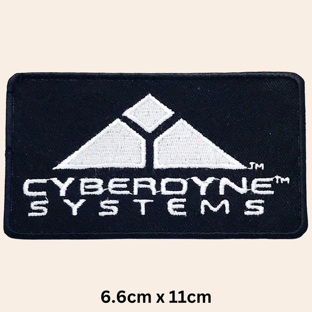 Terminator Cyberdyne Systems Jeans Jacket Cloth Iron or Sew on Embroidered Patch