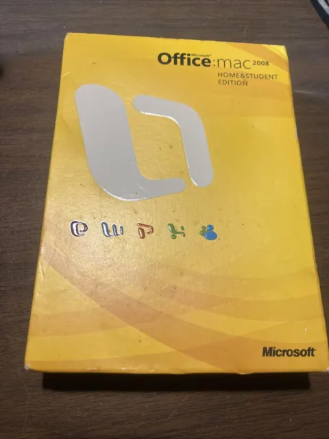 Microsoft Office 2008 Home and Student Edition for Mac with key