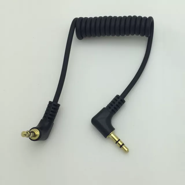 3.5mm Aux Cable Cord L-Shaped Right Angle Car Audio Headphone stereo