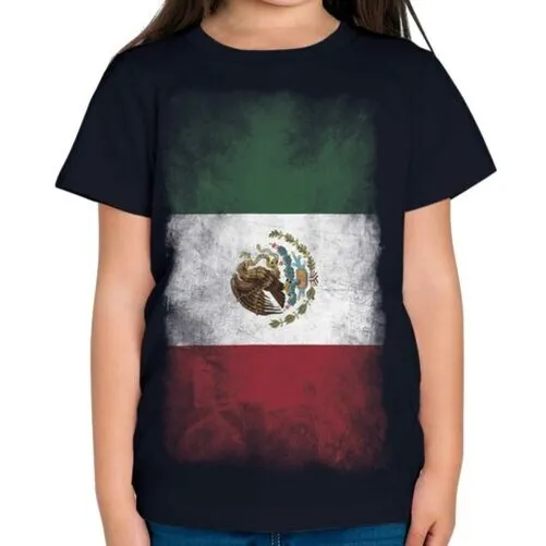 Mexico Sbiadito Bandiera T-Shirt México Messicano M? Xihco T-Shirt Calcio