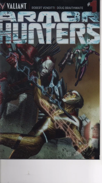 Armor Hunters #1-4 & Aftermath #1 & Fcbd Hi Grade Valiant X-O Manowar Bloodshot