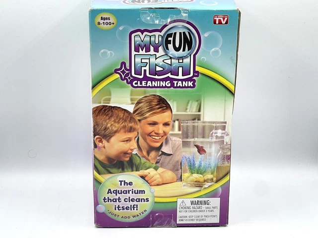 Kids Fish Tank Self Clean Fish Tank Low Maintenance Fun Gift Easy Setup Aquarium
