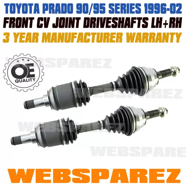 Front LH RH CV Joint Drive Shaft For Prado KZJ95 RZJ95 VZJ95 90 95 Series 96-02