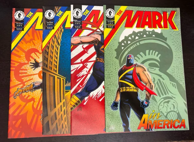 The MARK #1-4 (Dark Horse Comics 1993) -- #1 2 3 4 -- FULL Set