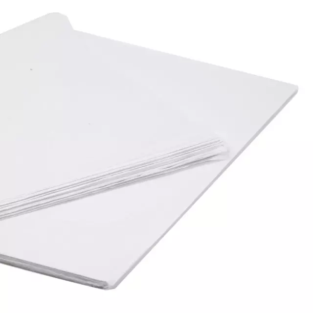 100 Sheets White Tissue Paper 20" x 30" Crafts Quality Acid Free 500 x 750mm